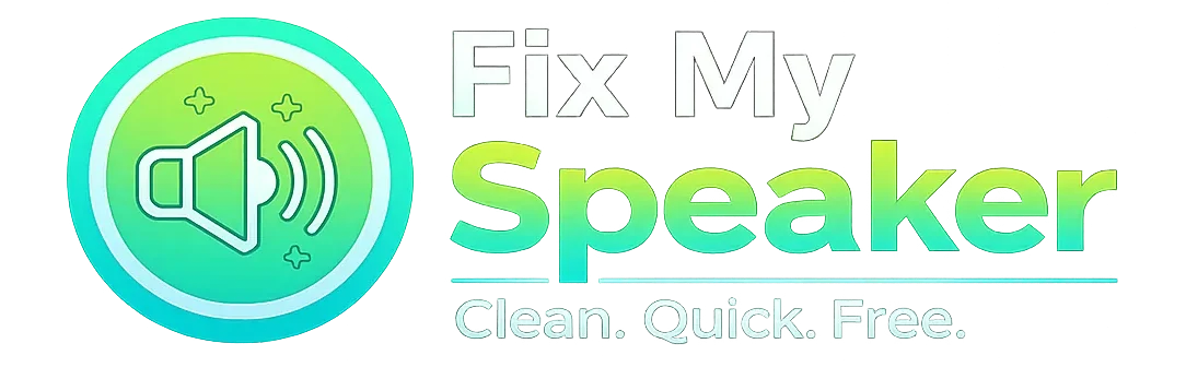 Fix My Speaker