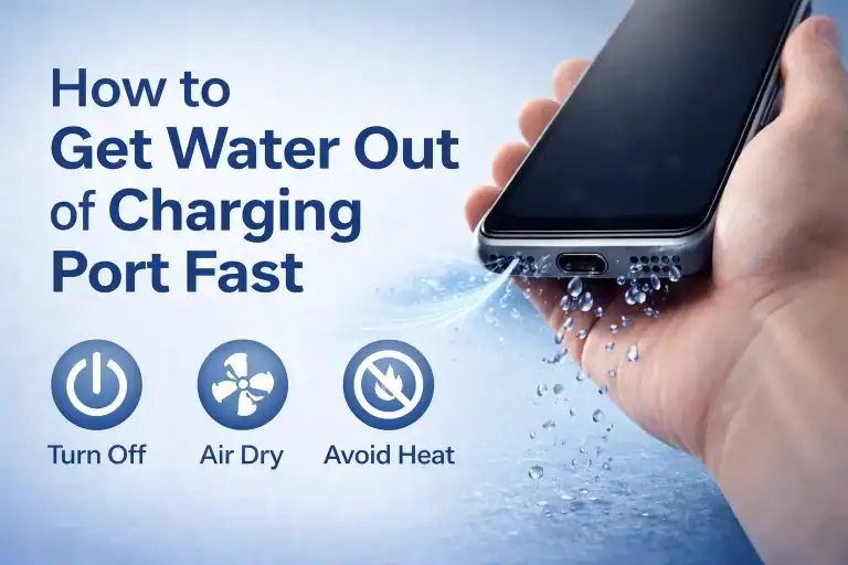 How to Get Water Out of Charging Port Fast
