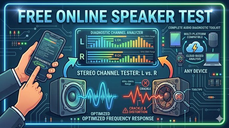 Free Online Speaker Sound Test | Left & Right Stereo Channel Tester